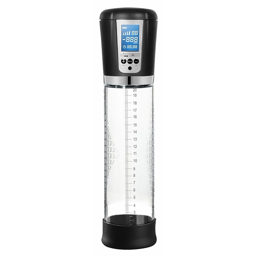 Premium Rechargeable Automatic LCD Pump - Transparent