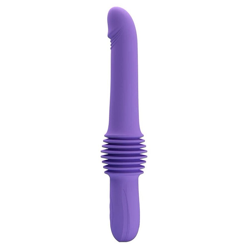 Pretty Love Pazuzu Purple — Pistonare 7 cm, Reîncărcabil Violet