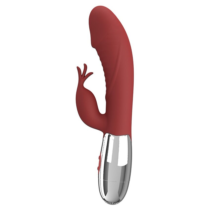 Pretty Love Rasmussen — Dual Punct G + Clitoris, 30 Moduri Roșu