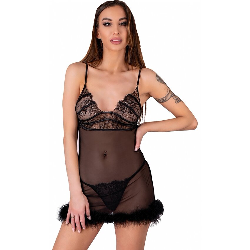 Chemise LivCo Zerunam Negru S-M