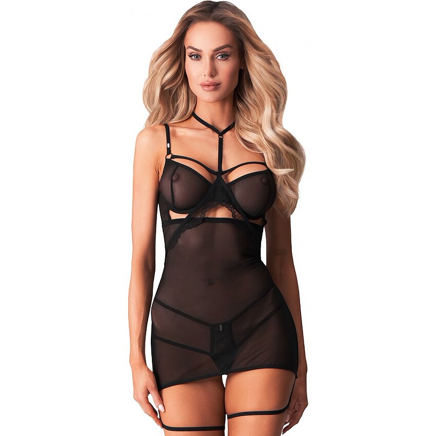 Chemise Obsessive Arrowel Negru S-M