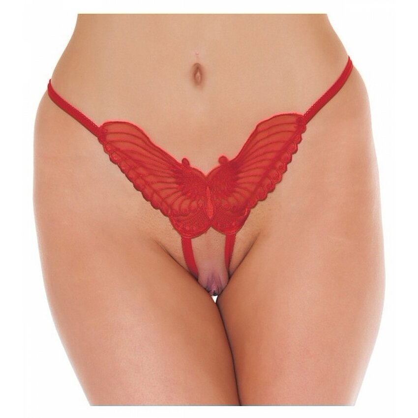 Open Butterfly Amorable Roșu S-L