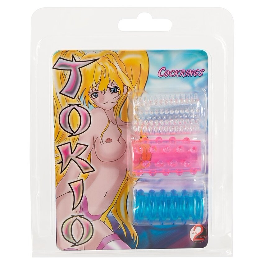 Set Manșoane Penis Tokio Silicon Transparent
