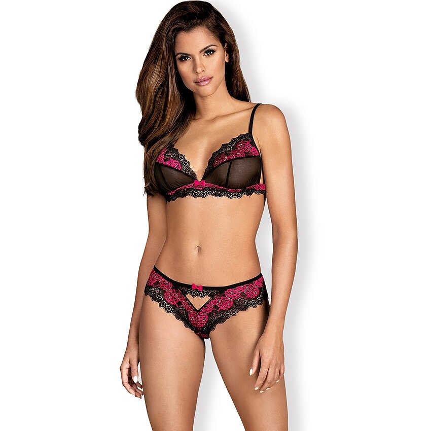 Set Obsessive Tulia Negru S-M