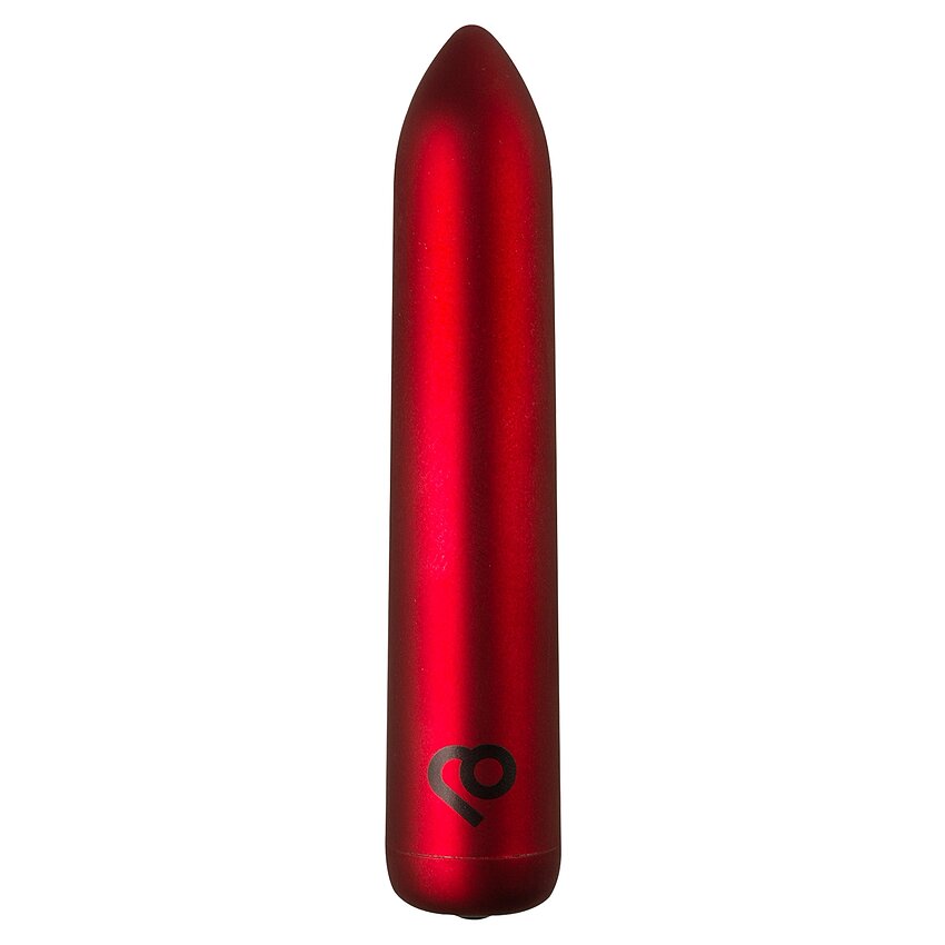 Rocks Off Mini Vibrator — 16 Moduri, Reîncărcabil Roșu