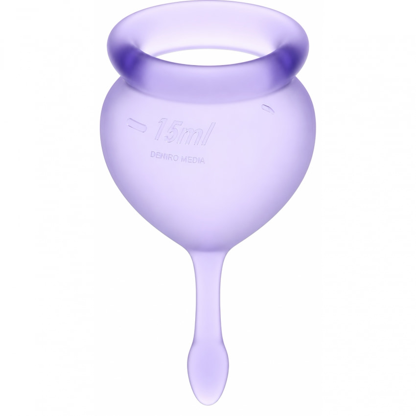 Satisfyer Feel Good Menstrual Cup Set Lila