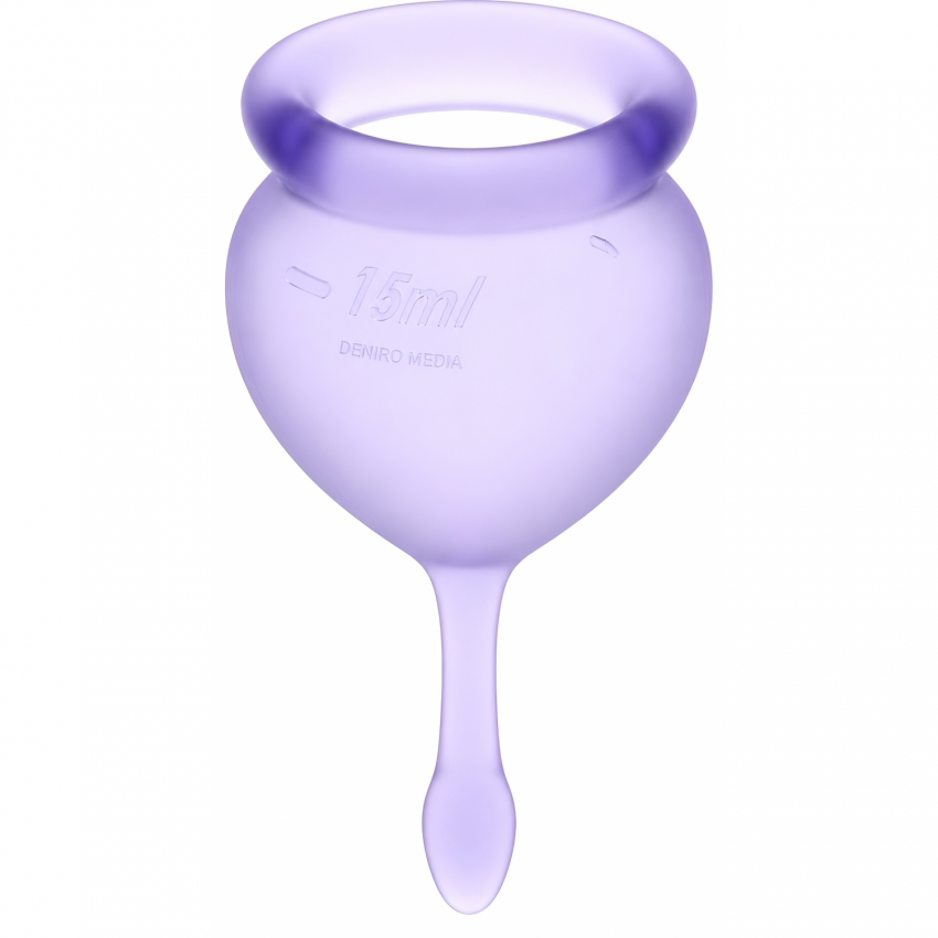 Satisfyer Feel Good Menstrual Cup Set Lila