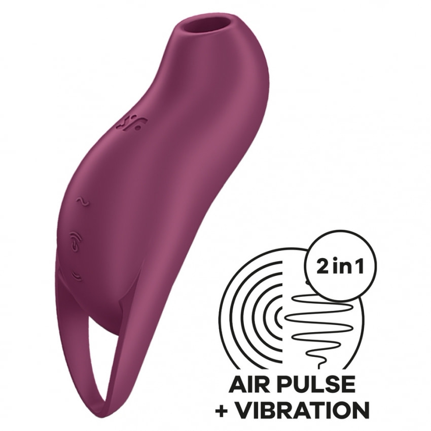 Satisfyer Pocket Pro 1 – Mov, 11+12 Programe, Reîncărcabil