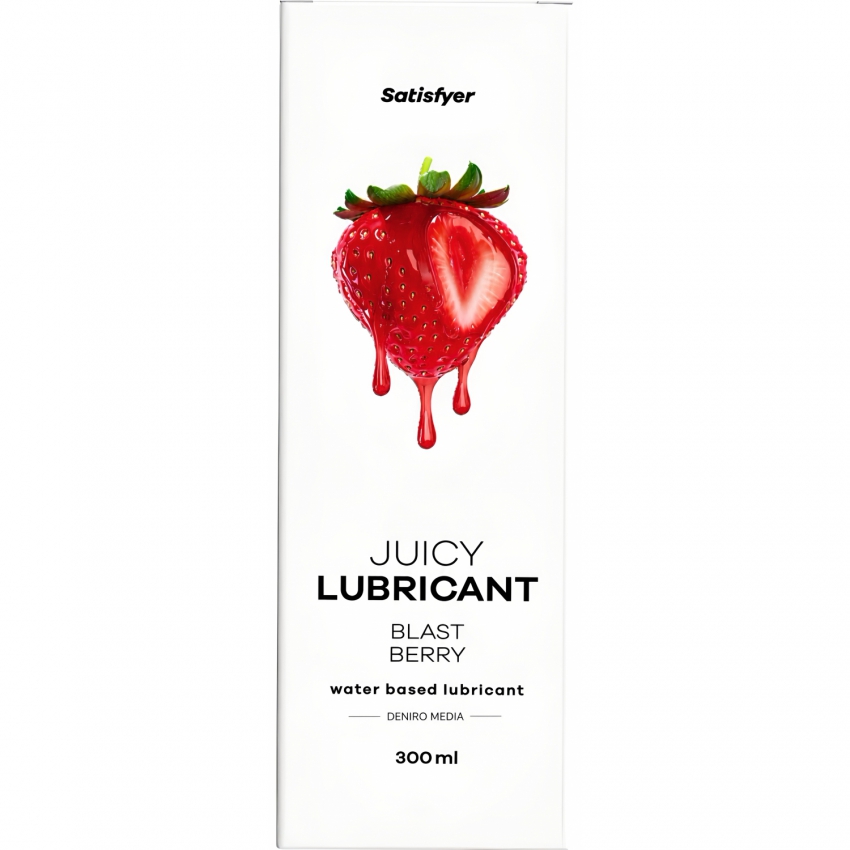 Gel Lubrifiant Steril Satisfyer Ulei Masaj Căpșuni 250ml