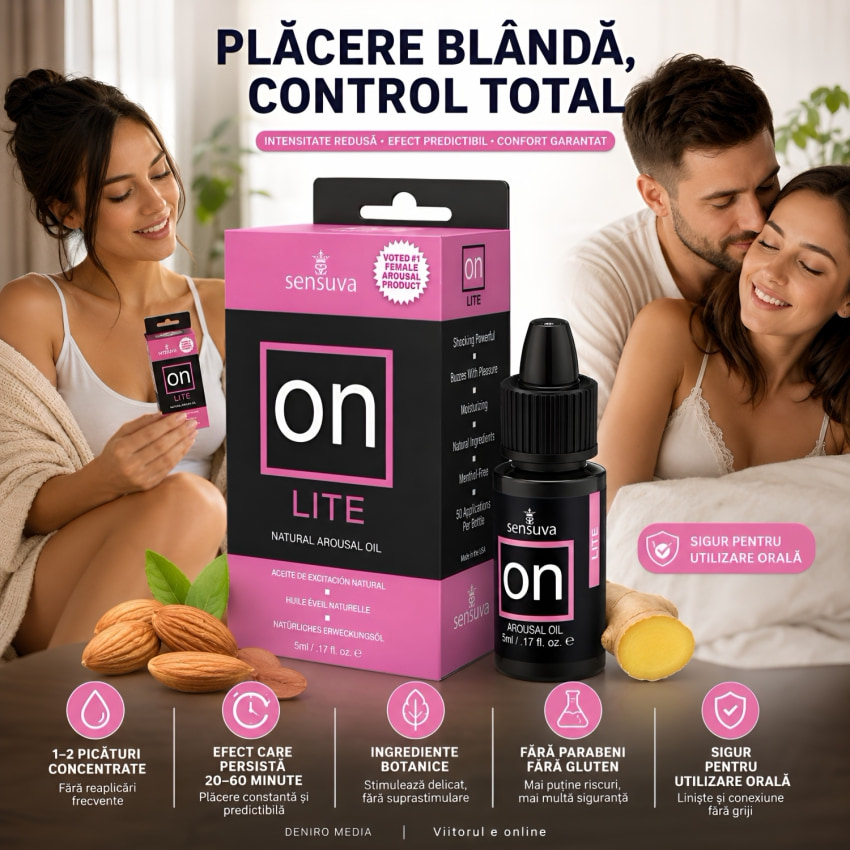 Sensuva On Lite 5 ml — Ulei Stimulant Grațios 20–60 Min