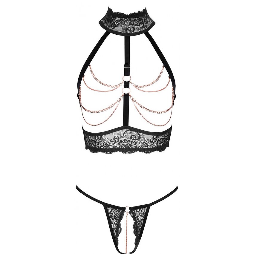 Set Abierta Fina Amethyst Negru L