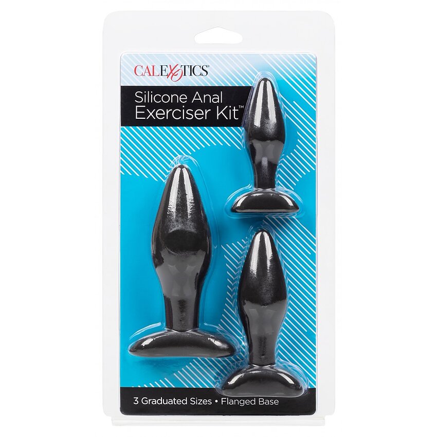 Set Anal Silicone Exerciser Negru