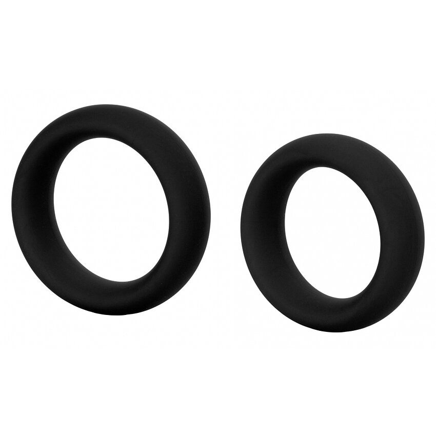 Set Inele Penis COLT Silicone Super Rings Negru