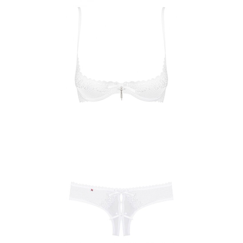 Set Obsessive Alabastra Alb S-M