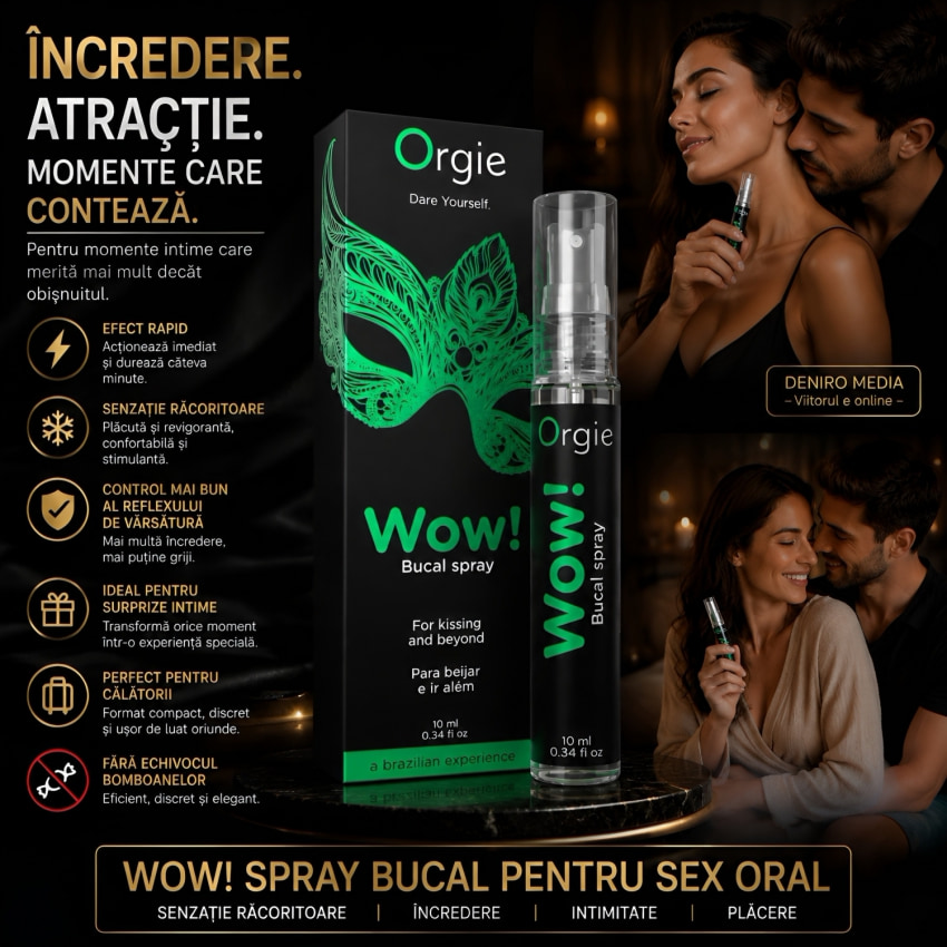 Spray Bucal Pentru Sărut Și Oral Wow!
