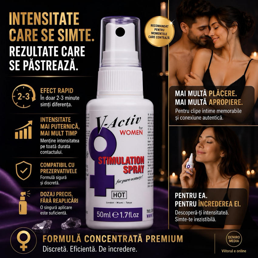 Spray De Stârnire Feminină V-Activ 50 ml