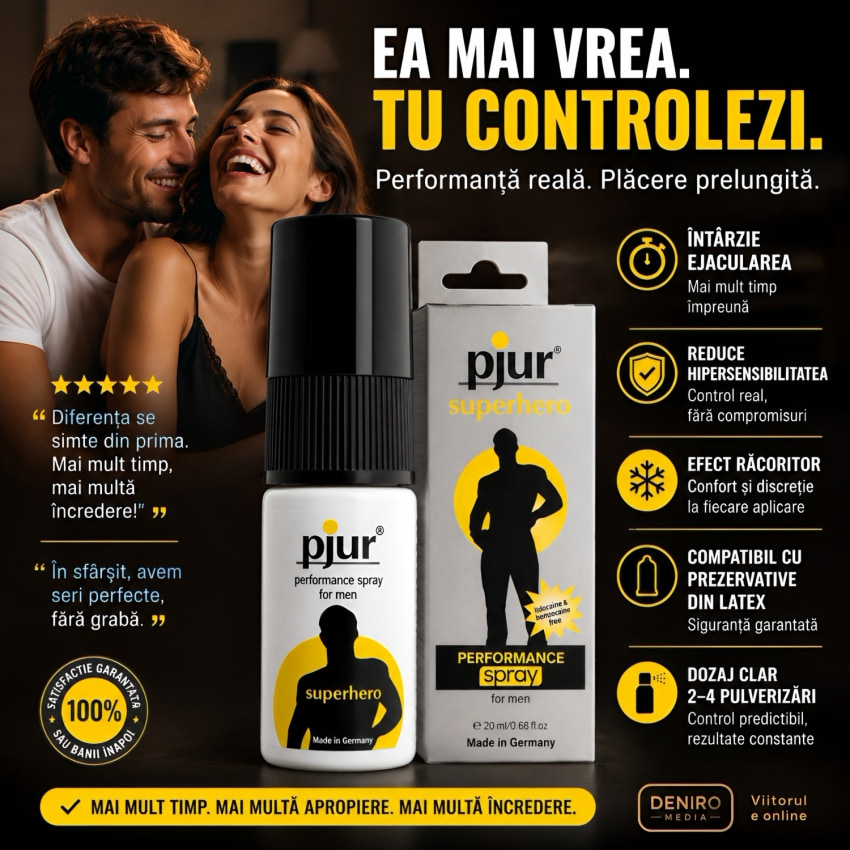 Spray Ejaculare Neașteptată Pjur Superhero 20 ml