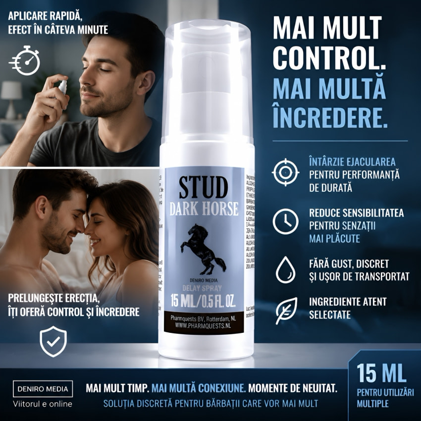 Spray Ejaculare Neașteptată Stud Dark Horse 15 ml