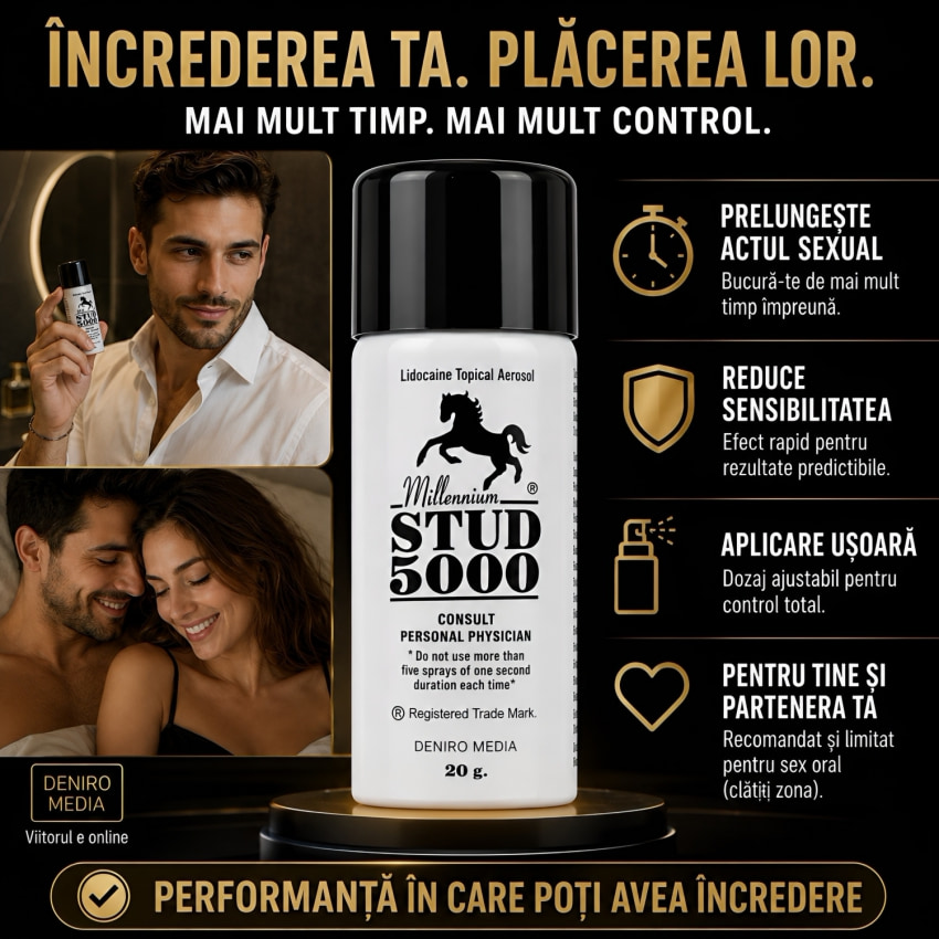 Spray Stud 5000 Pentru Întârzierea Ejaculării