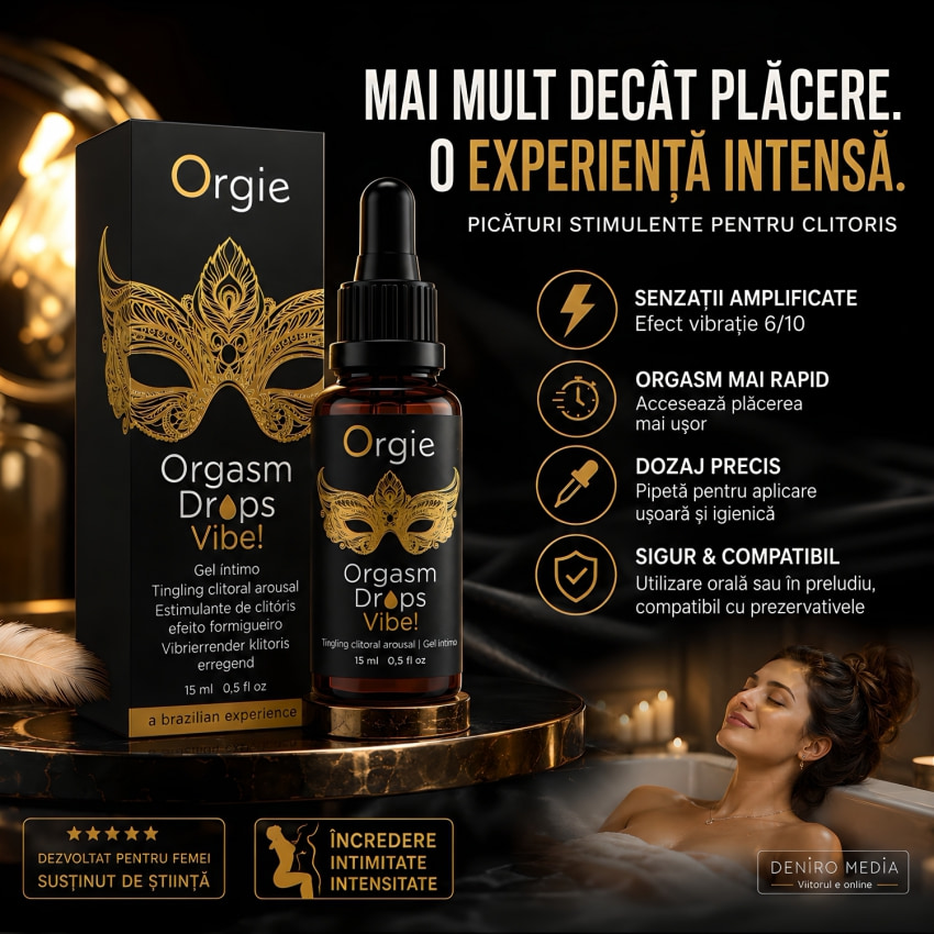 Stimulent Clitoris Orgie Plăcere sexuală maximă Drops Vibe 15ml