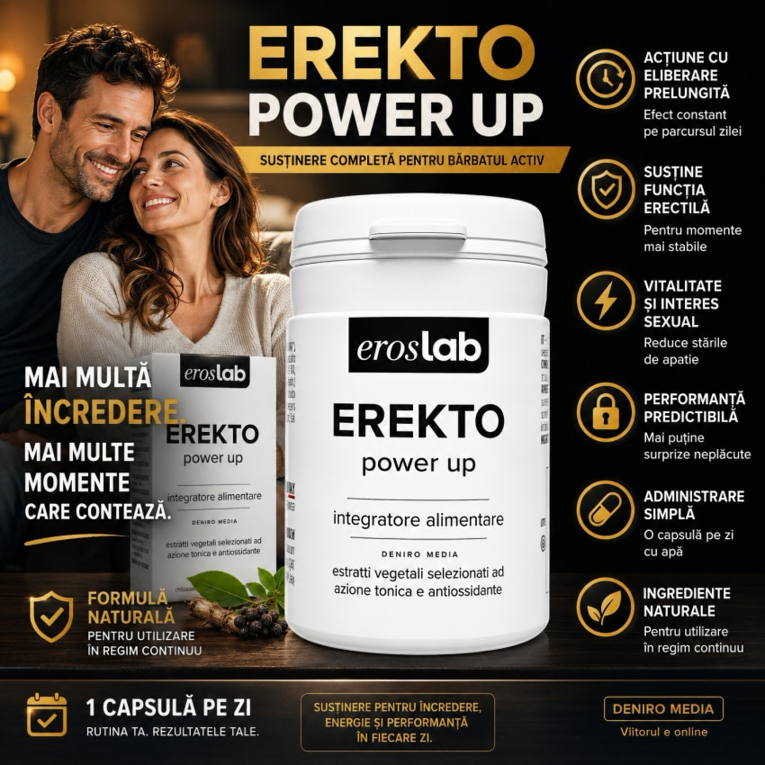 Stimulent Erecție Maximă Erekto Carnal 30buc