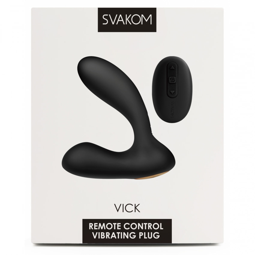 Vibrator Svakom Vick pentru Prostată și Punctul G Negru