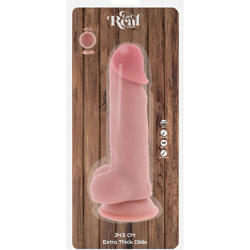 ToyJoy Deluxe Dual Density 34.5 cm, Textură Realistă