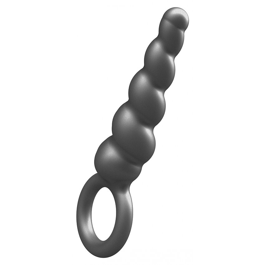 ToyJoy Plug Anal Din silicon Metalizat, Diam. 2.9 cm, Gri