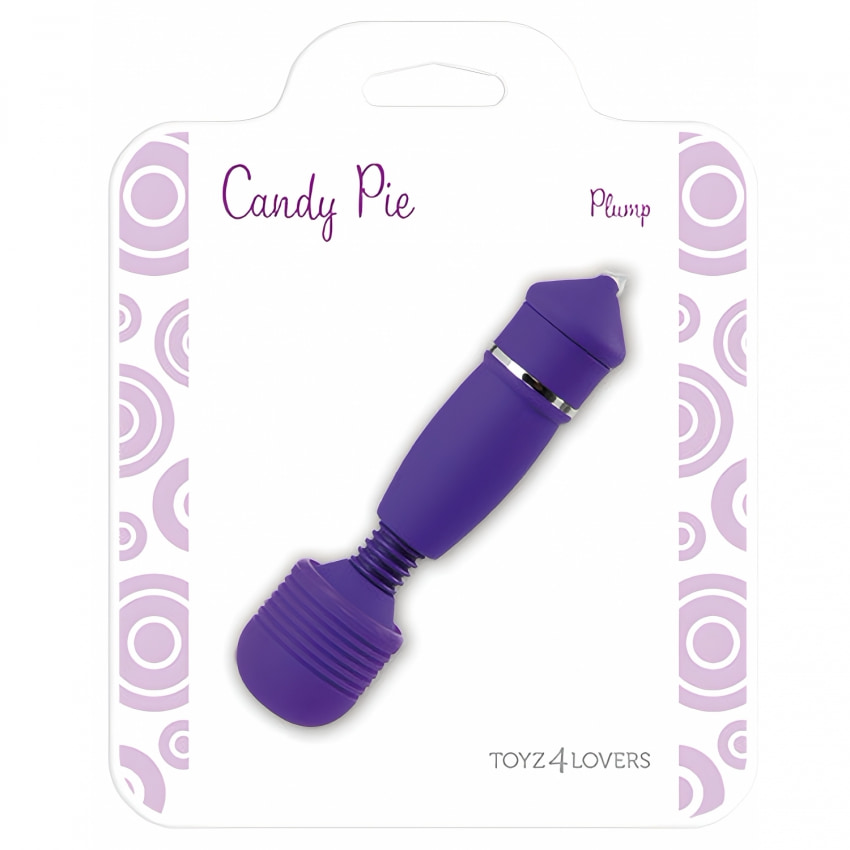 Stimulator Compact Candy Pie Plump pentru Clitoris Mov
