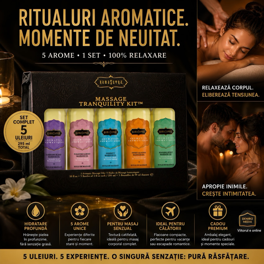 Ulei Frecție Kama Sutra Tranquility Kit Aromatics 295ml
