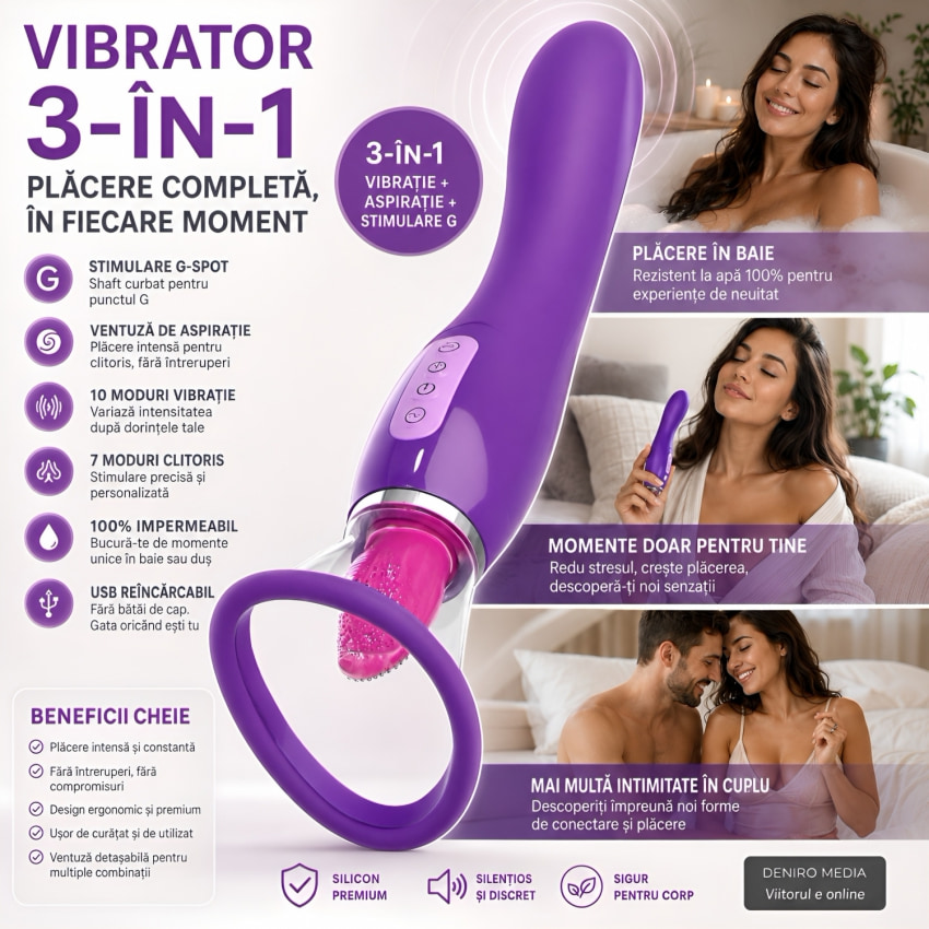 Vibrator Fantezie For Her Ultimate Plăcere Mov