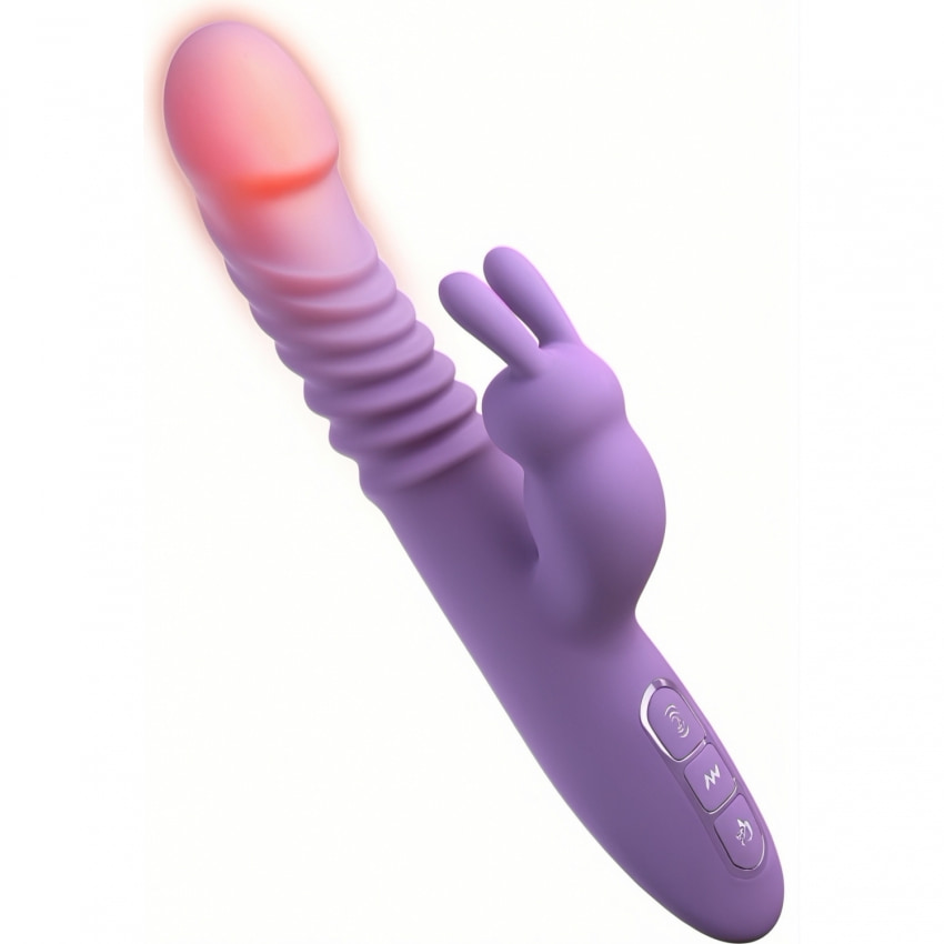 Sex Shop Lux Vibrator Her Thrusting Silicone Rabbit Mov