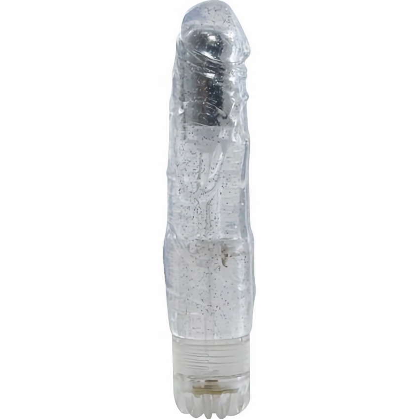 Vibrator Jelly Crushy Glitter Transparent
