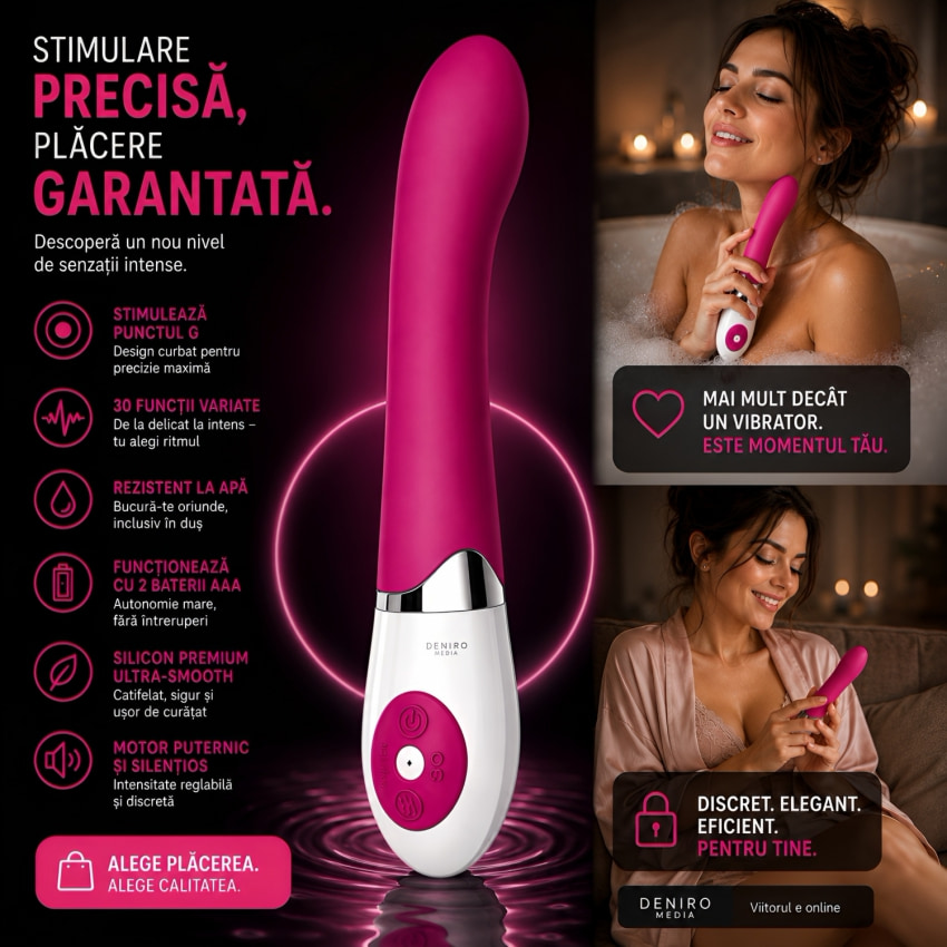Vibrator Arcuit Pentru Punctul G Roz