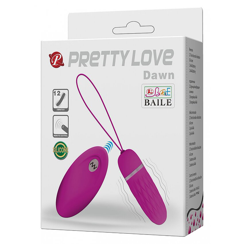 Ou Vibrator Wireless Pretty Love Dawn cu 12 Moduri