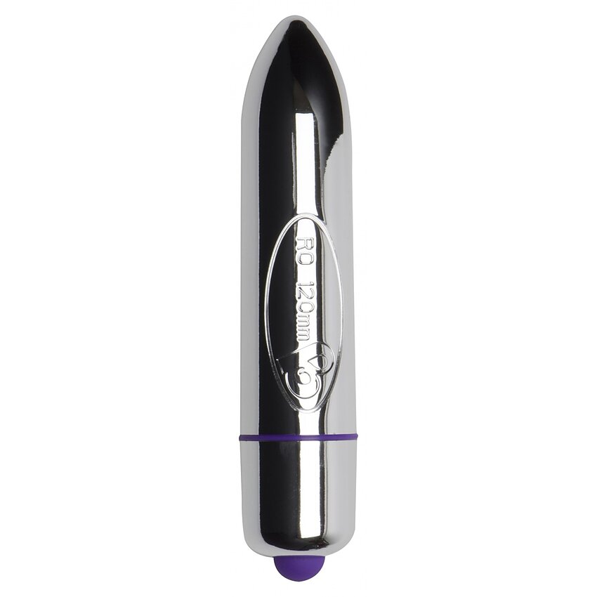 Vibrator Ro-120mm Chrome 10 Speed Argintiu