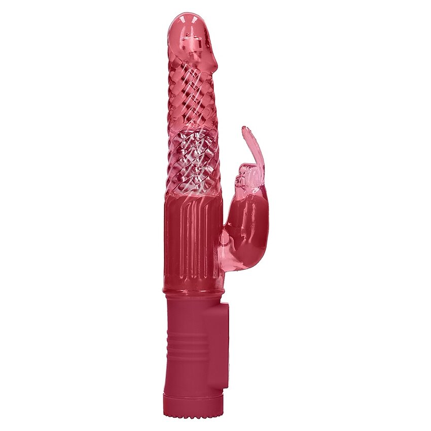 Vibrator Rotating Rabbit Roșu