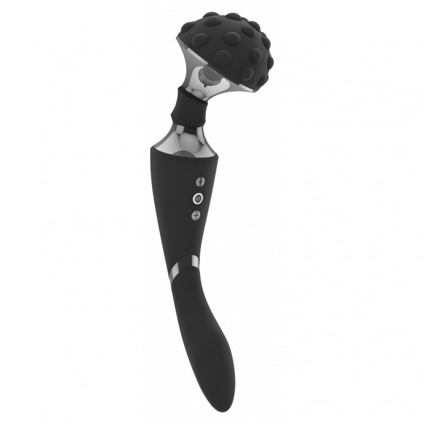 Vibrator Shiatsu Bendable Massager Wand Negru