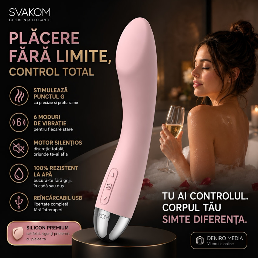 Vibrator Svakom Punctul G Amy Roz