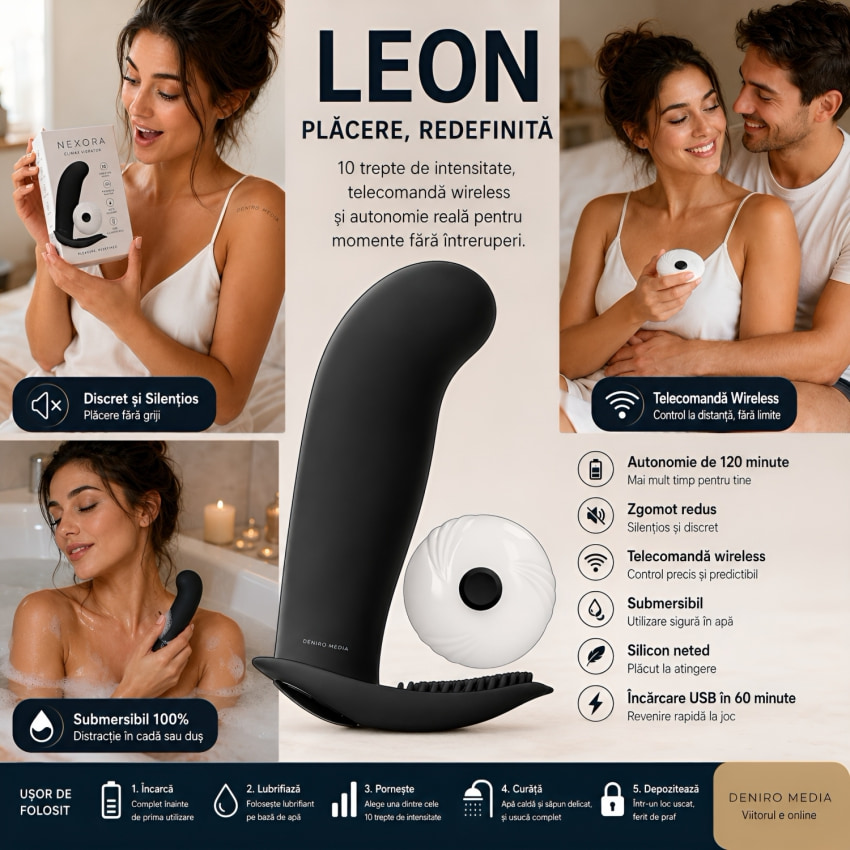 Vibrator Wireless Remote Leon Negru