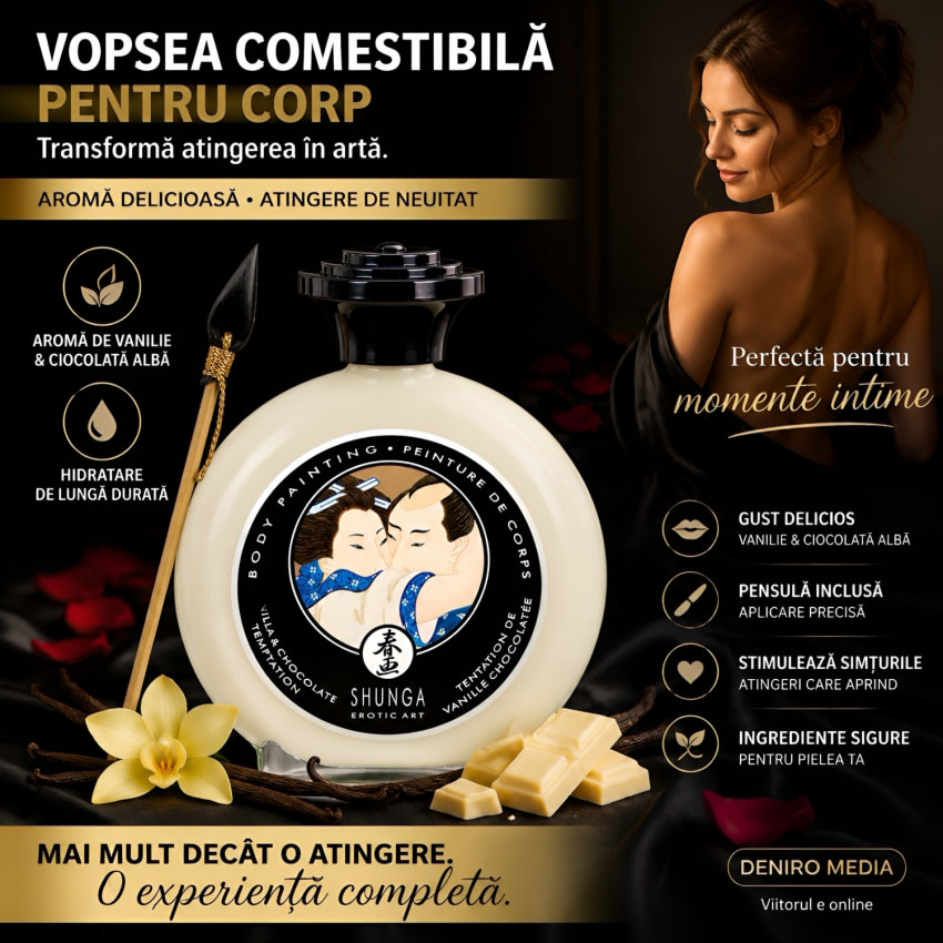 Vopsea Frecție Comestibilă Ciocolată-Vanilie 100ml