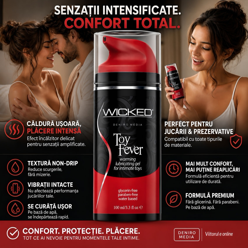 Wicked Senzual Care Fever Lubrifiant încălzitor 100 ml