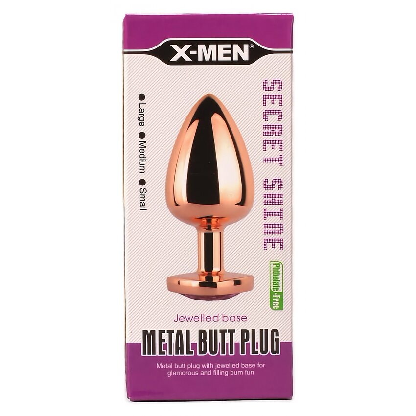 X-Men Secret Shine - Dop Anal Inimă S Auriu